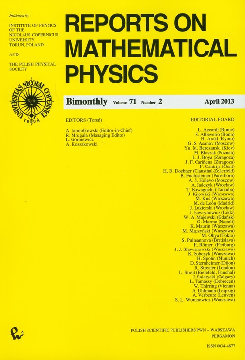 Reports on Mathematical Physics 54/2 wer.kraj.