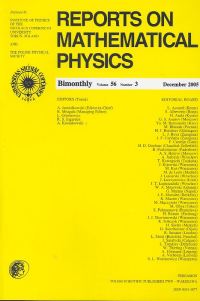 Reports on Mathematical Physics 56/3