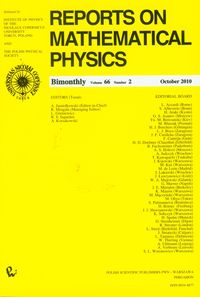 Reports on Mathematical Physics 66/2 Kraj