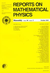 Reports on Mathematical Physics 66/2 Pergamon