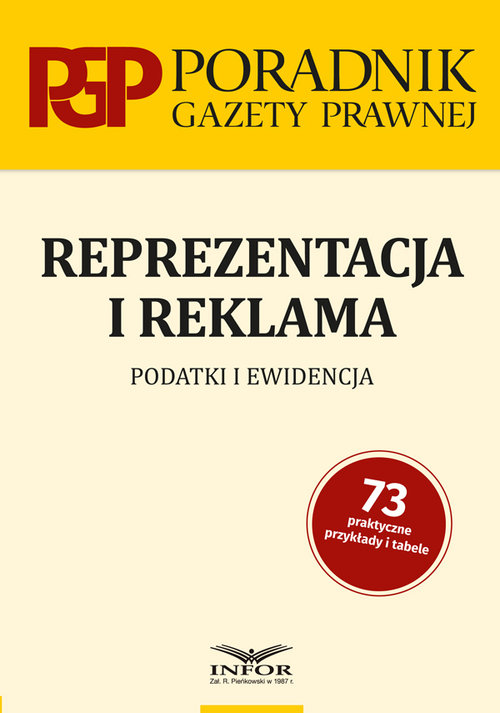 Reprezentacja i reklama Podatki i ewidencja