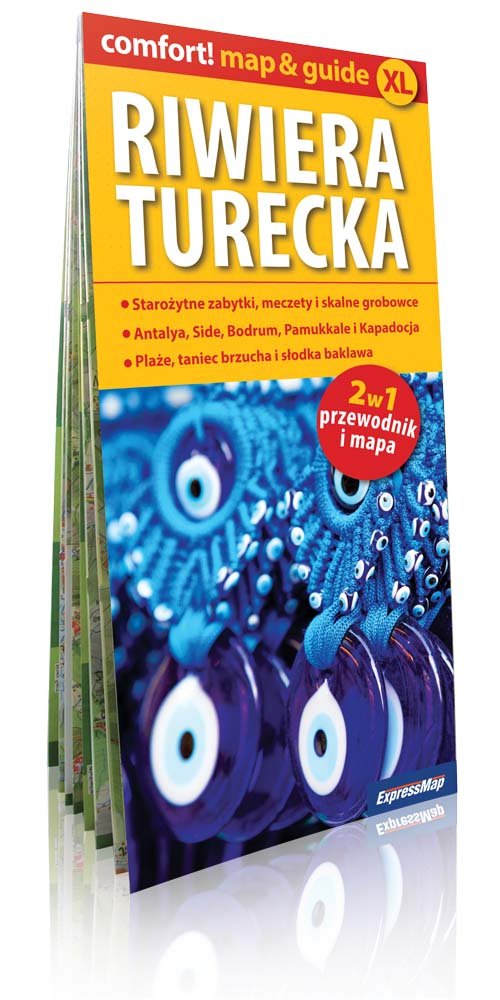 Riwiera Turecka comfort! map&guide XL 2w1: przewodnik i mapa