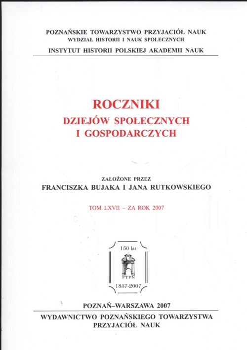 Roczniki Dziejów Społecznych i Gospodarczych