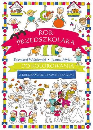 Rok przedszkolaka do kolorowania - z kredkami...