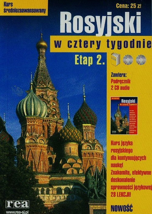 Rosyjski w cztery tygodnie + 2 CD Etap 2