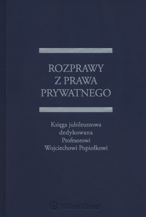 Rozprawy z prawa prywatnego