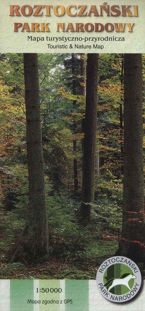 Roztoczański Park Narodowy Mapa turystyczno-przyrodnicza 1:50 000