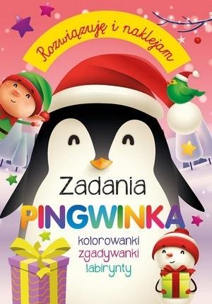 Rozwiązuję i naklejam Zadania Pingwinka