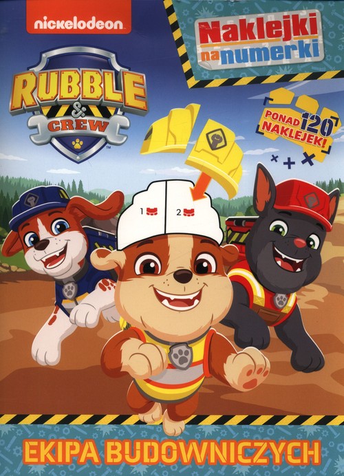 Rubble and crew Naklejki na numerki Ekipa Budowniczych