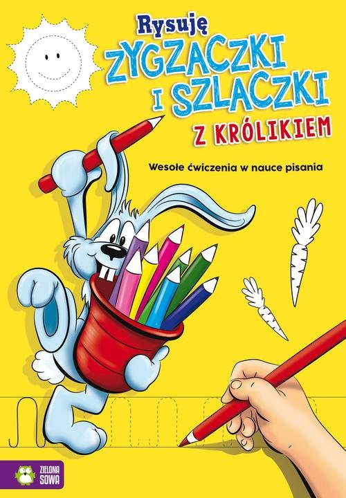 Rysuję zygzaczki i szlaczki z królikiem