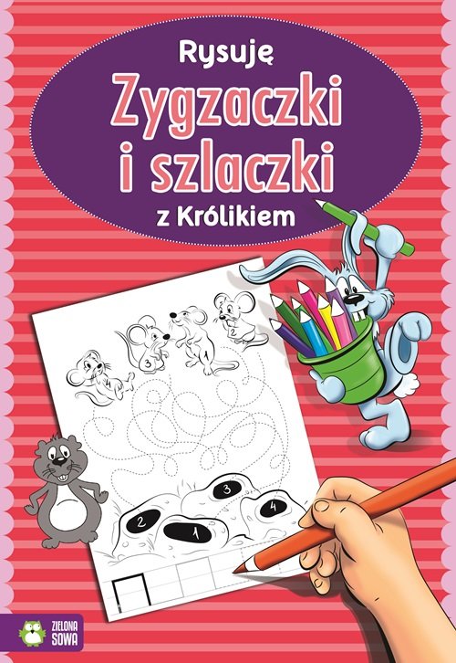 Rysuję zygzaczki i szlaczki z królikiem