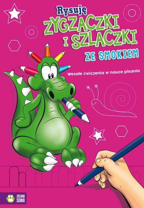 Rysuję zygzaczki i szlaczki ze smokiem