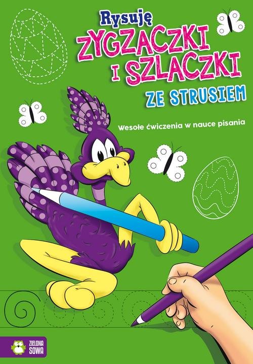 Rysuję zygzaczki i szlaczki ze strusiem