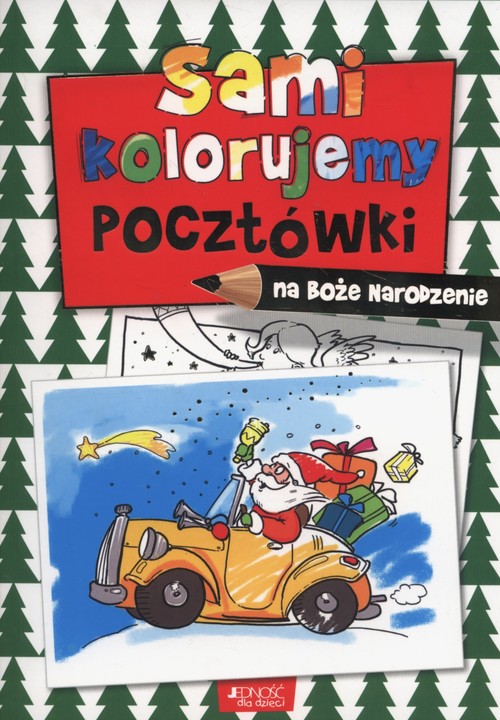 Sami kolorujemy pocztówki na Boże Narodzenie