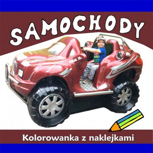 Samochody Kolorowanka z naklejkami