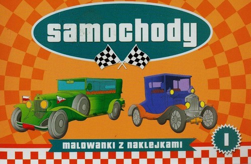 Samochody. Malowanki z naklejkami. Część 1