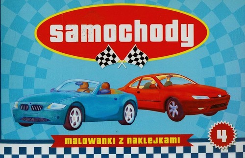 Samochody. Malowanki z naklejkami. Część 4