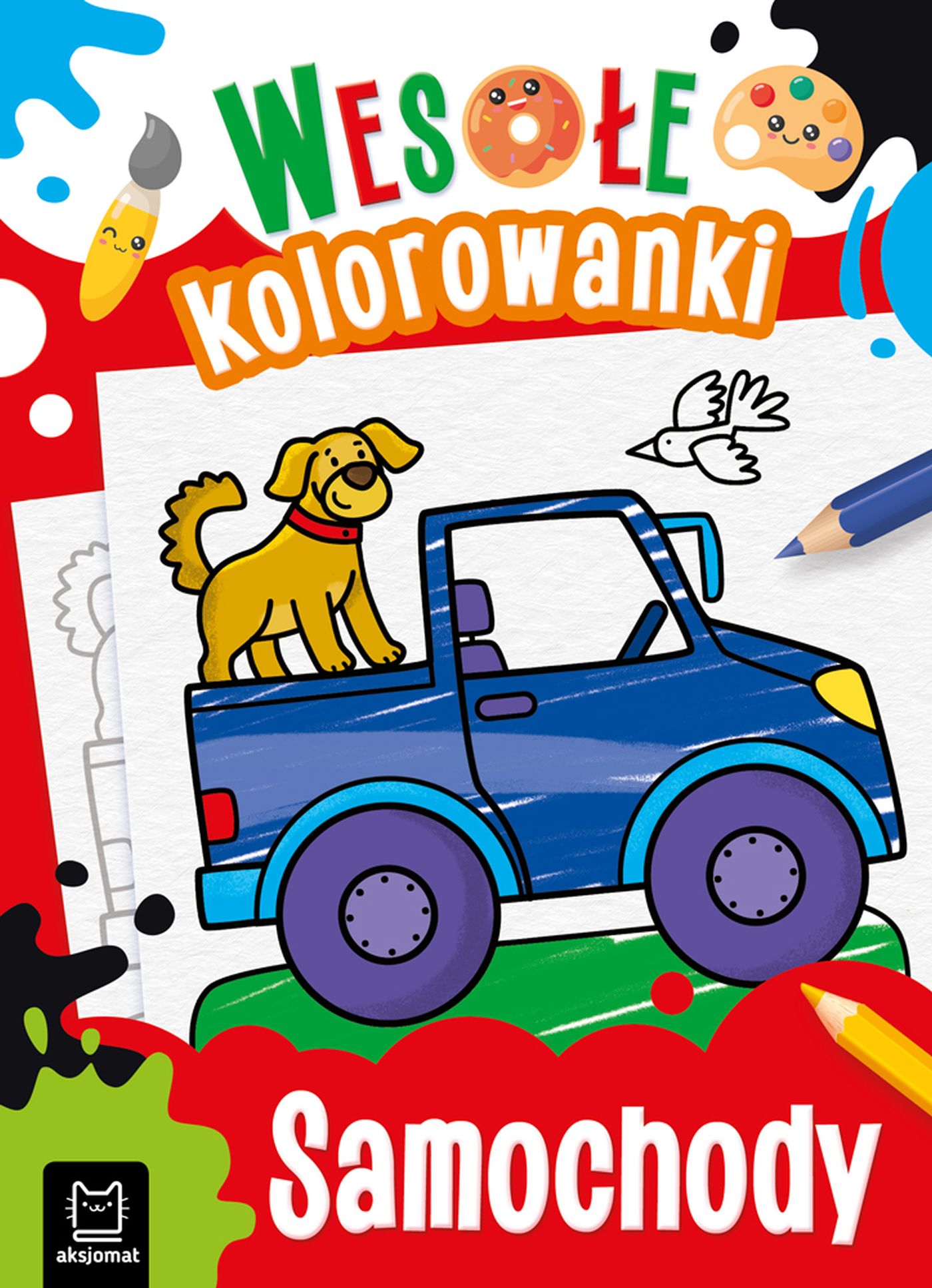 Samochody. Wesołe kolorowanki