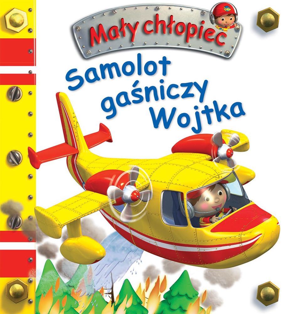 Samolot gaśniczy wojtka mały chłopiec