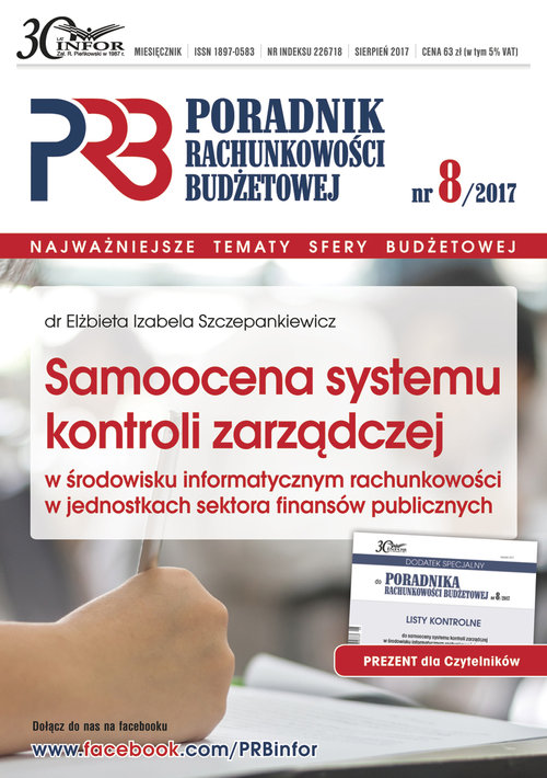 Samoocena systemu kontroli zarządczej w środowisku informatycznym rachunkowości w jsfp