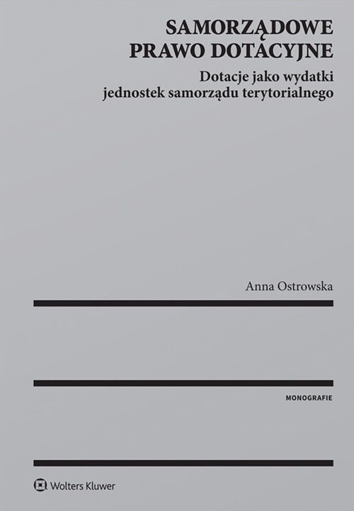 Samorządowe prawo dotacyjne