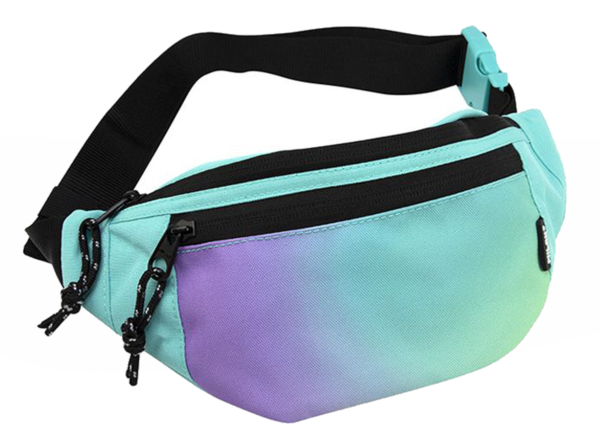 Saszetka nerka Milan sunset zielona