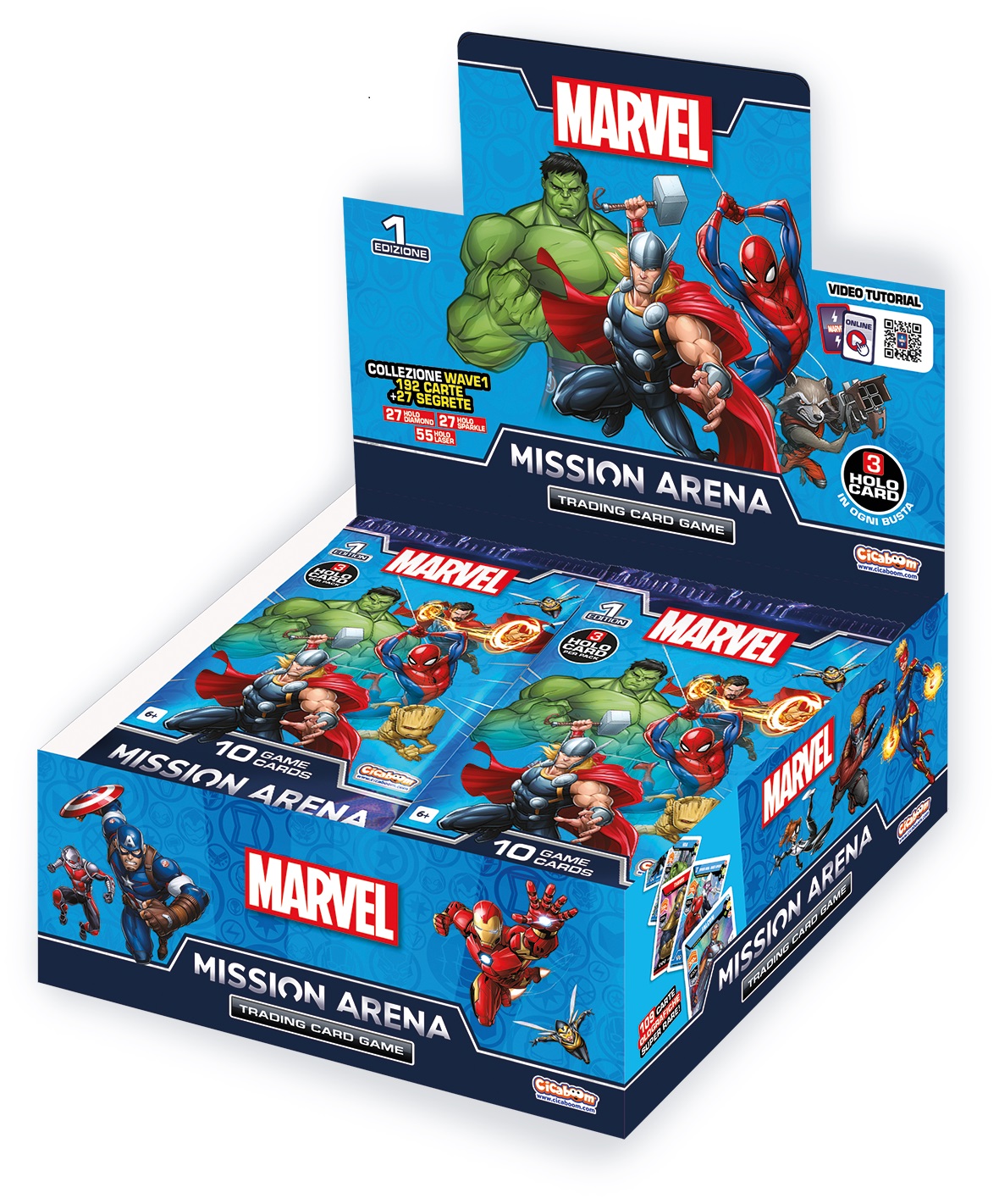 Saszetka z Kartami Marvel Mission Arena 1szt. mix
