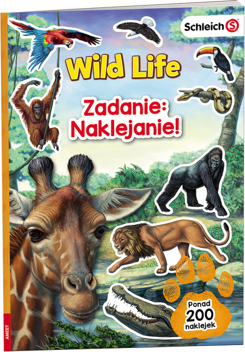 Schleich Wild Life Zadanie Naklejanie