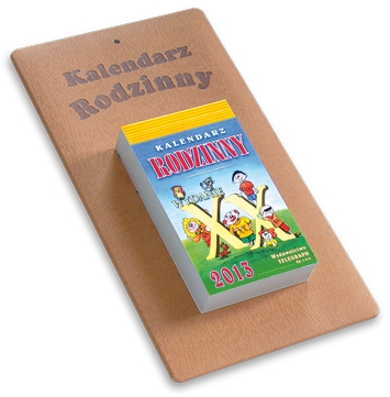 Ścianka do kalendarza rodzinnego
