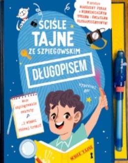 Ściśle tajne ze szpiegowskim długopisem. Sekretnik dla chłopców
