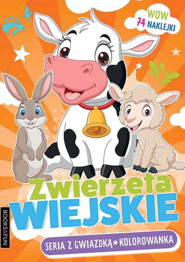 Seria z gwiazdką Zwierzęta wiejskie z naklejkami  