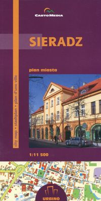 Sieradz Plan miasta 1:11 500