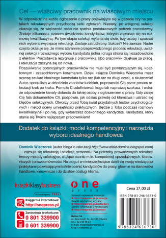 Skuteczna rekrutacja, czyli jak samodzielnie zatrudnić właściwą osobę na właściwe stanowisko. eBook