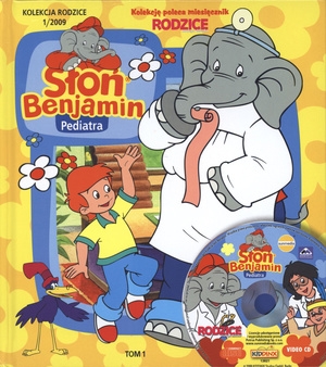 Słoń Benjamin. Tom 1. Słoń Benjamin pediatra + VCD