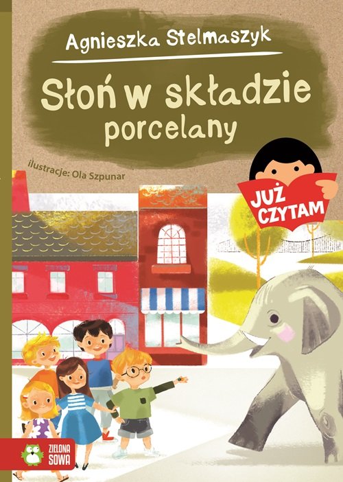 Słoń w składzie porcelany Już czytam!