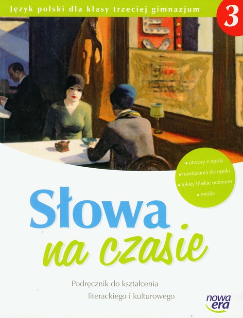 Słowa na czasie 3 podręcznik do kształcenia literackiego i kulturowego