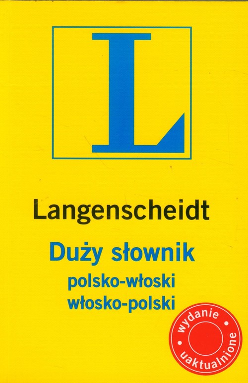 Duży słownik polsko-włoski, włosko-polski