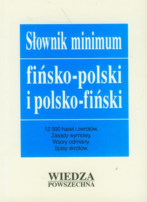 Słownik minimum fińsko-polski polsko-fiński