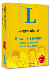 Słownik szkolny polsko-niemiecki niemiecko-polski z płytą CD