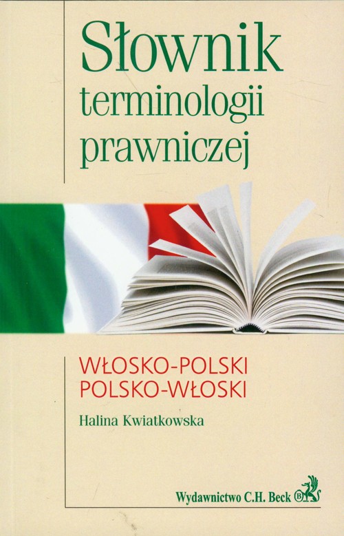 Słownik terminologii prawniczej włosko-polski  polsko-włoski