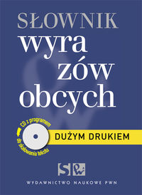 Słownik wyrazów obcych dużym drukiem + CD