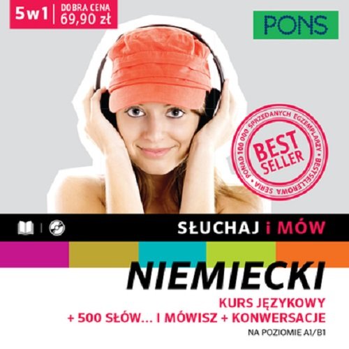 Słuchaj i mów Niemiecki Kurs językowy + 500 słów i mówisz + Konwersacje