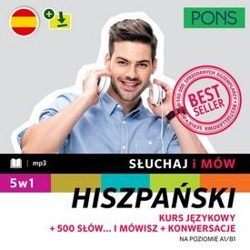 Słuchaj i mów PONS hiszpański pakiet 5w1 A1/B1 w. 2