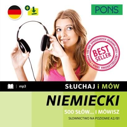 Słuchaj i mów PONS. Konwersacje. Kurs niemieckiego A2 z nagraniami