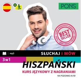 Słuchaj i mów PONS. Kurs hiszpańskiego A1/B1 z nagraniami. Trzy książki w pakiecie