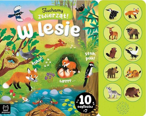 Słuchamy zwierząt! W lesie 10 odgłosów