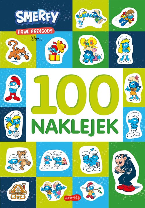 Smerfy 100 naklejek Nowe przygody