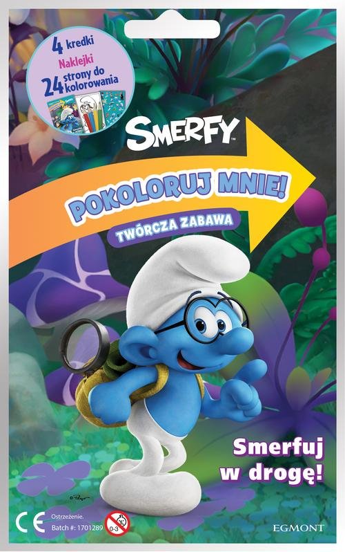 Smerfy Smerfuj w drogę Pokoloruj mnie