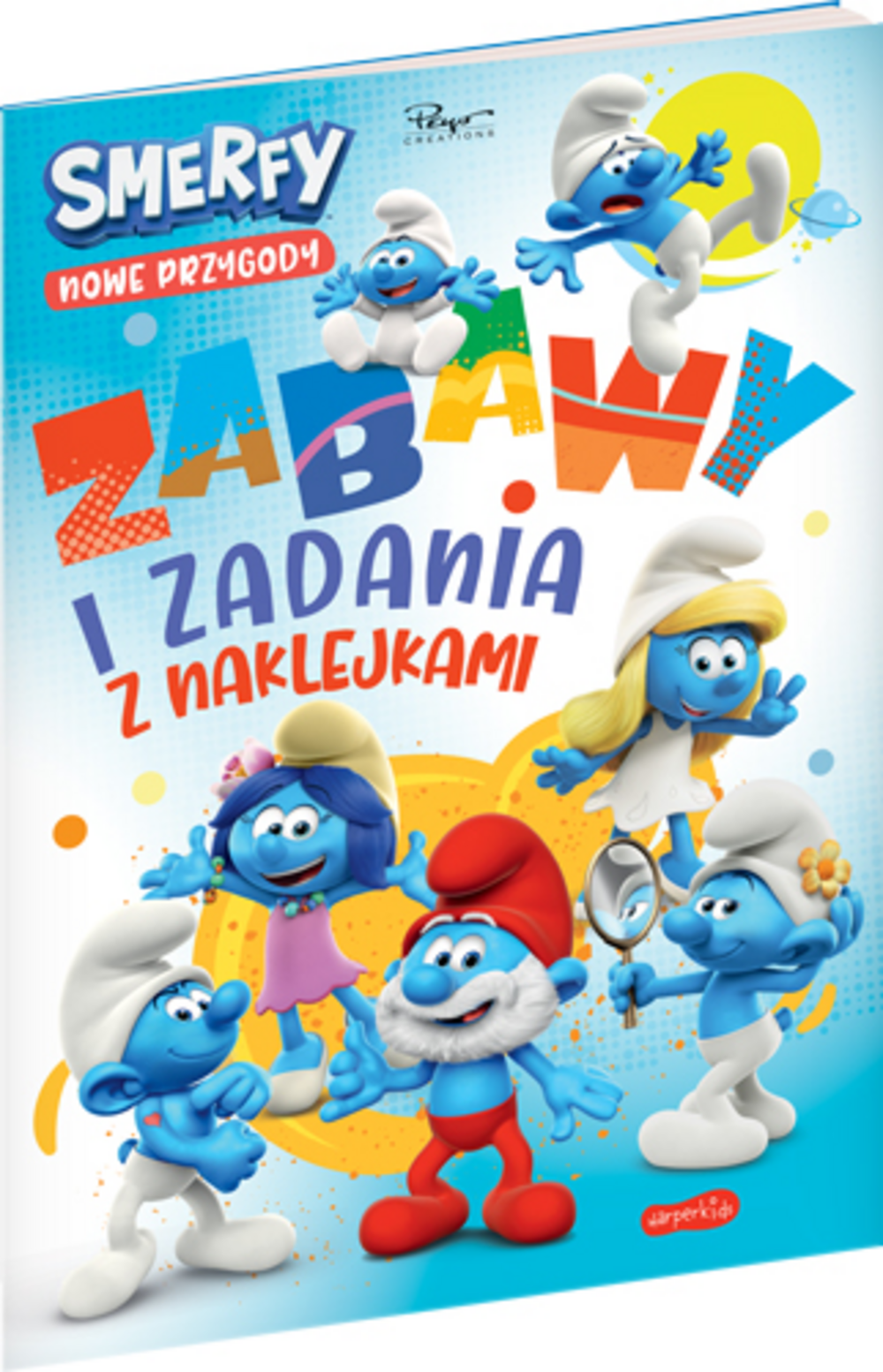 Smerfy Zabawy i zadania z naklejkami Nowe przygody