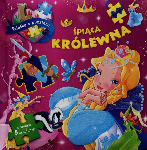 Śpiąca królewna Książka z puzzlami